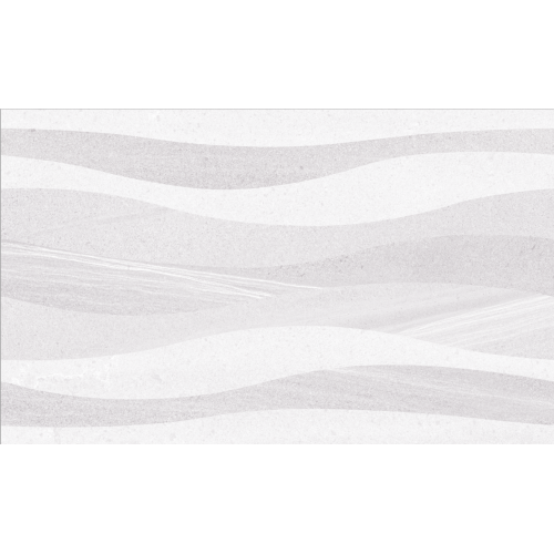 Orient Grey Wave Decor Wall Tile 550mm x 330mm